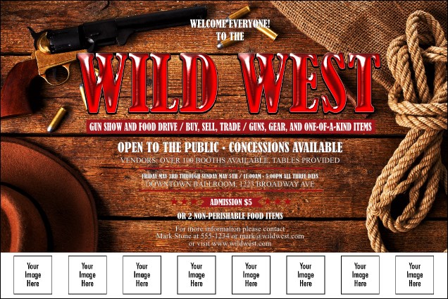 Western Logo Poster Product Front