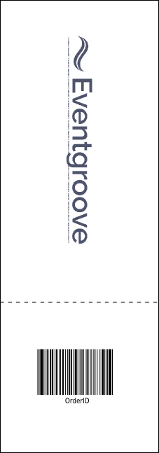 Ice Skating Event Ticket Product Back