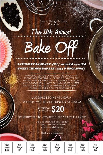 Baking Logo Poster Product Front
