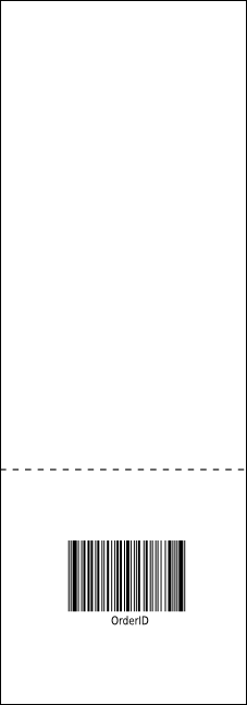 All Purpose Modern Raffle Ticket Product Back