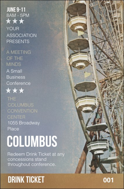 Columbus Drink Ticket
