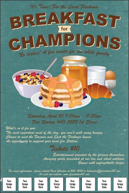 Breakfast Logo Poster Product Front