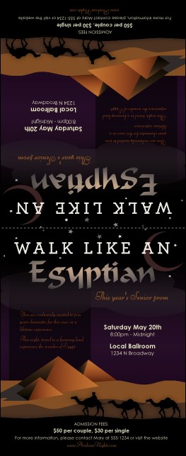 Egyptian Table Tent