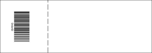 Yellow Stripes Reserved Event Ticket Product Back