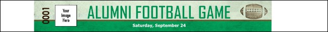 Football Green Premium Synthetic Wristband