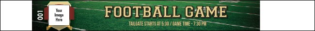 Football Lights Premium Synthetic Wristband