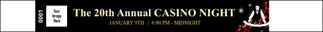 Casino Dealer Premium Synthetic Wristband