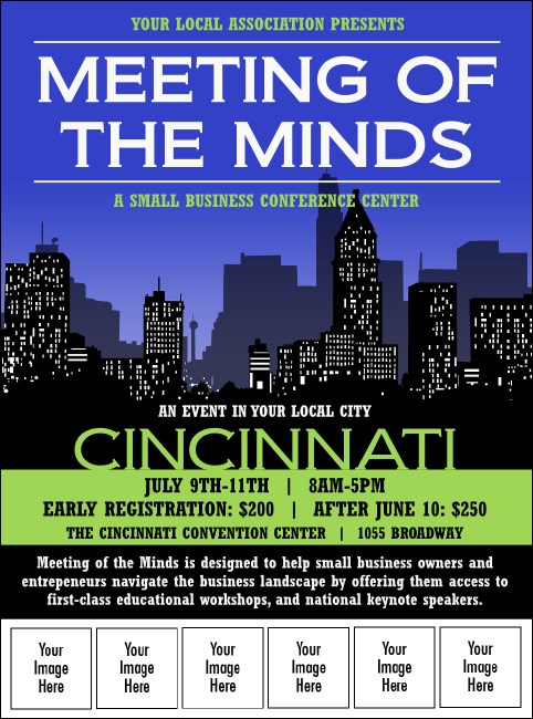 Cincinnati Skyline Logo Flyer Product Front