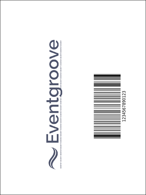 Animal Print Economy Event Badge Product Back
