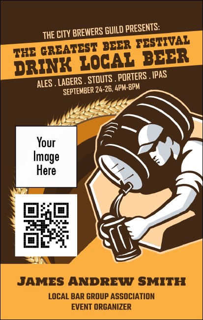 Beer Festival 2 VIP Event Badge Medium Product Front