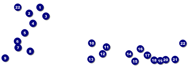 MMA Main Event Blue Event Ticket Front Field Markers