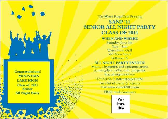 Bright Ideas Graduation Postcard Product Front