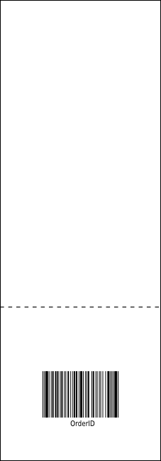 St. Patrick's Day Plaid Raffle Ticket Product Back