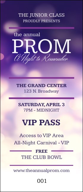 Abstract Lights VIP Pass