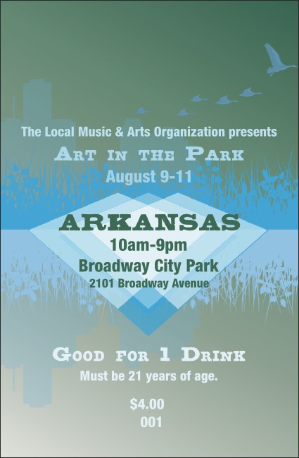 Arkansas Drink Ticket