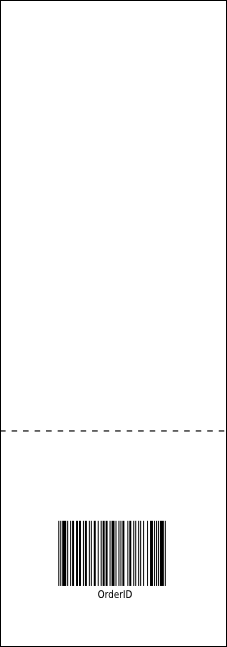 All Purpose Hex Raffle Ticket Product Back
